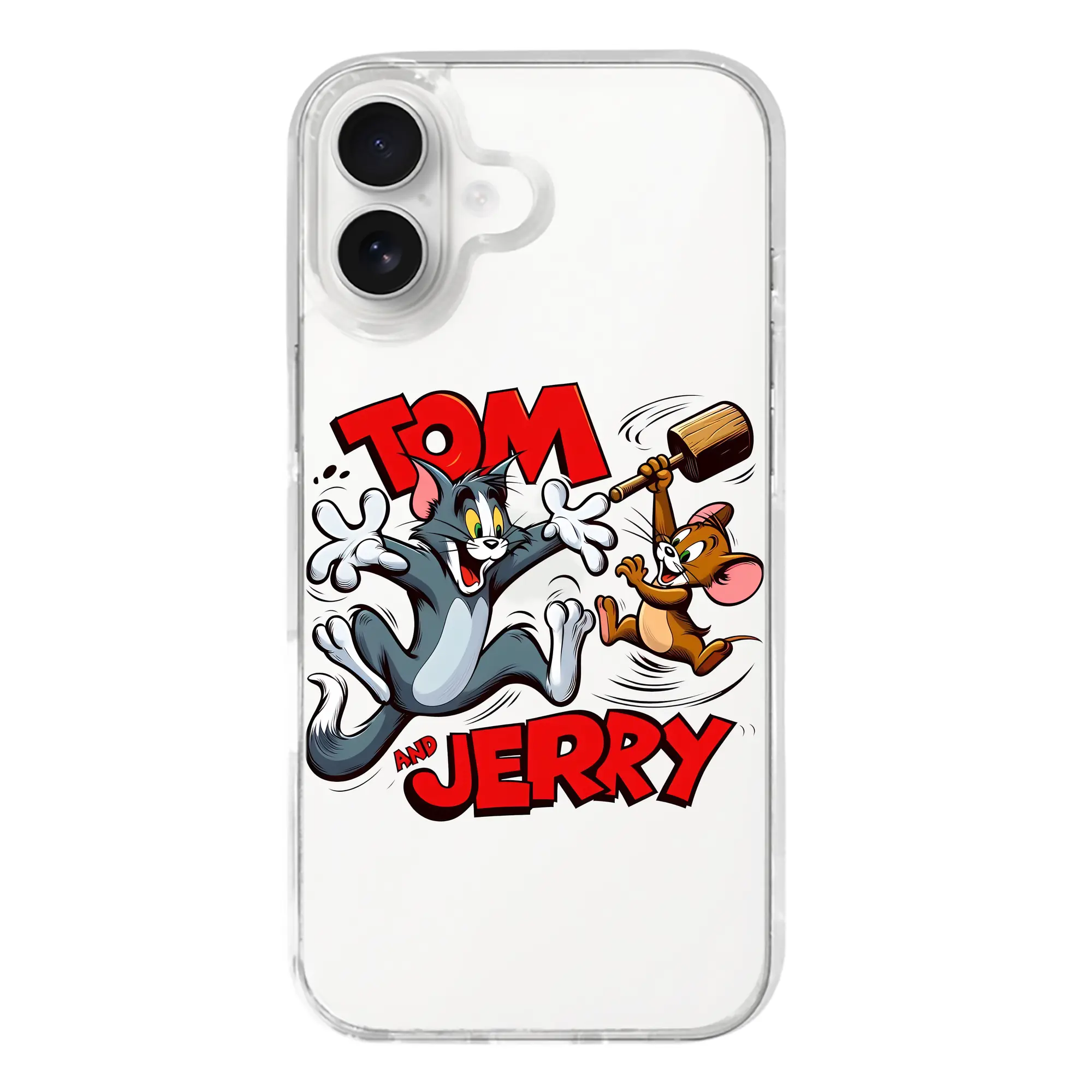 トムとジェリー グッズ ジェリー - iPhone 17シリーズ 透明スマホケース – 薄型・耐衝撃・精密フィット保護カバー